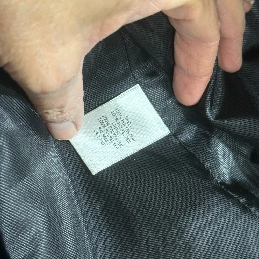 Banana Republic Black Full‎ Zip Lightweight Jacket Men’s Large